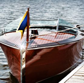 Wooden Motor Boat